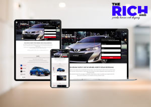 portfolio landing page penjual kereta