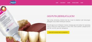 contoh landing page produk kesihatan