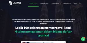 Rekaan Laman Web Daftar Syarikat Sdn Bhd